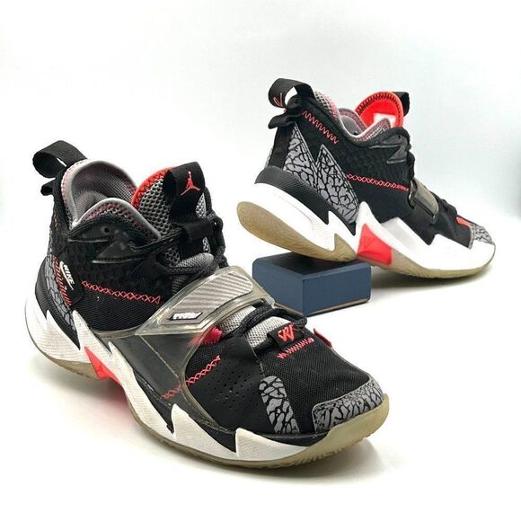 Air Jordan Why Not Zer0.3 'Black Cement' - Picture 1 of 10